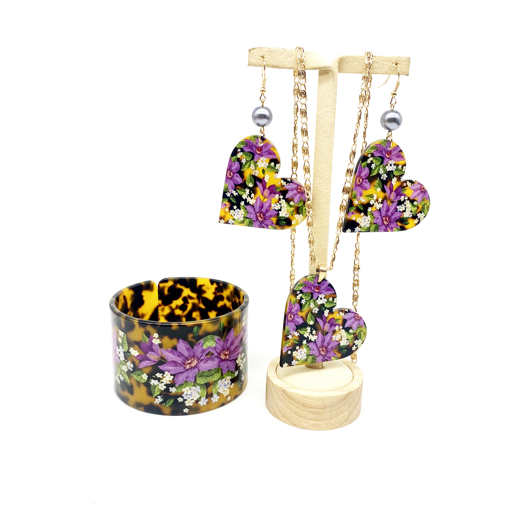 Pacific Jewelry & Watches Los Angeles - Newest Acrylic Resin Plastic Bangle Necklace