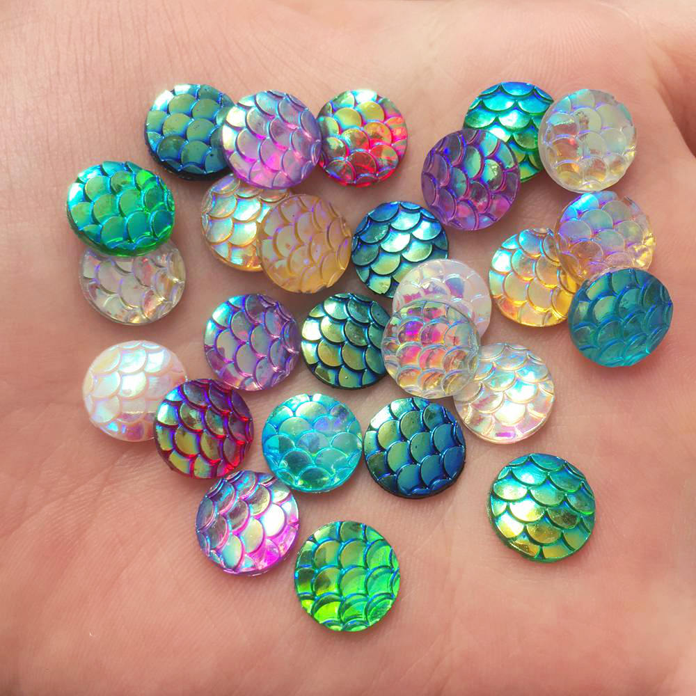 Paradise Jewelry & Watches Llc Miami - Shiny 100Pcs AB Resin 10mm Round