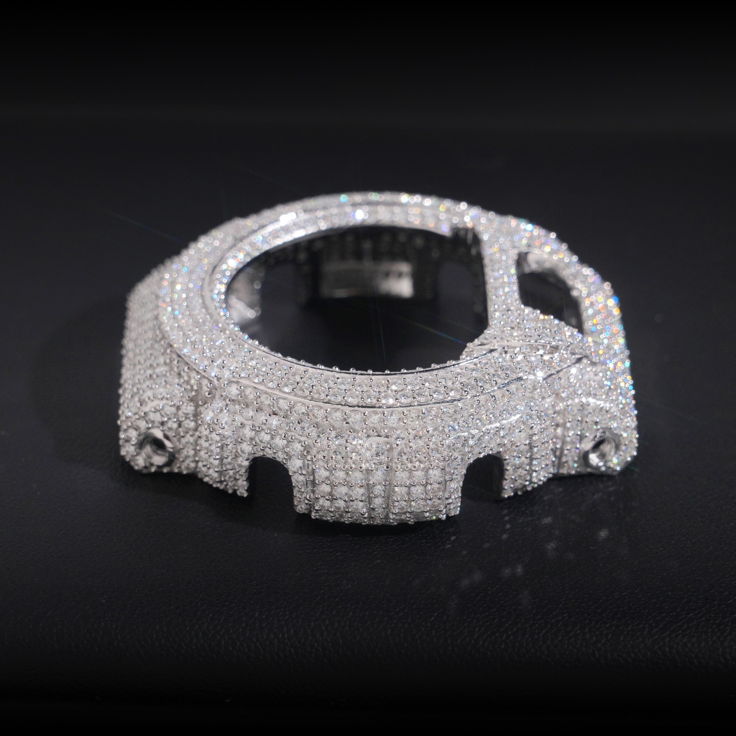 Jewelry Watches Gold - Bling Hip Hop Watch Case: Iced