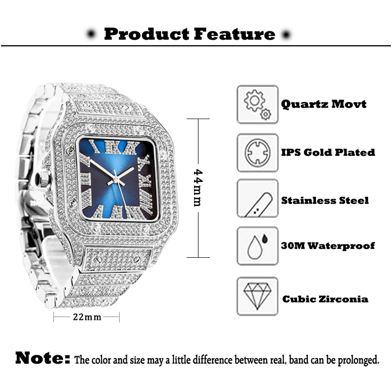 MISSFOX Mens Watches Hip Hop B - Jewelry Watches Brands 评论和价格