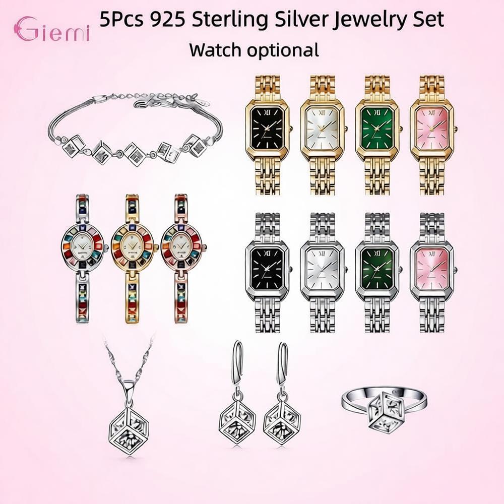 Pretty 925 Sterling Silver Geo - Best Jewelry Watches Women 评论和价格
