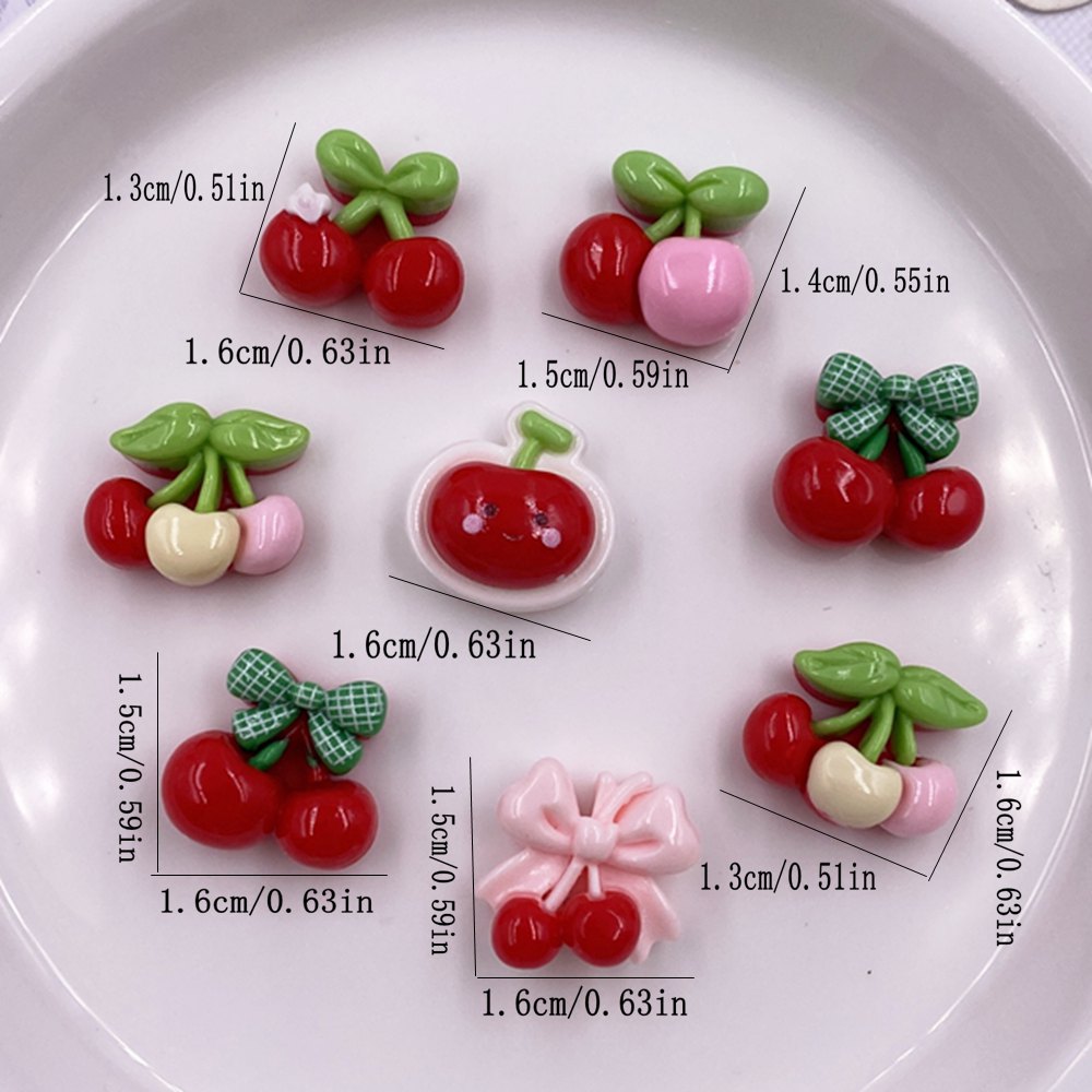 24pcs Colorful Kawaii Cartoon  - Paradise Jewelry & Watches Llc Miami 评论和价格