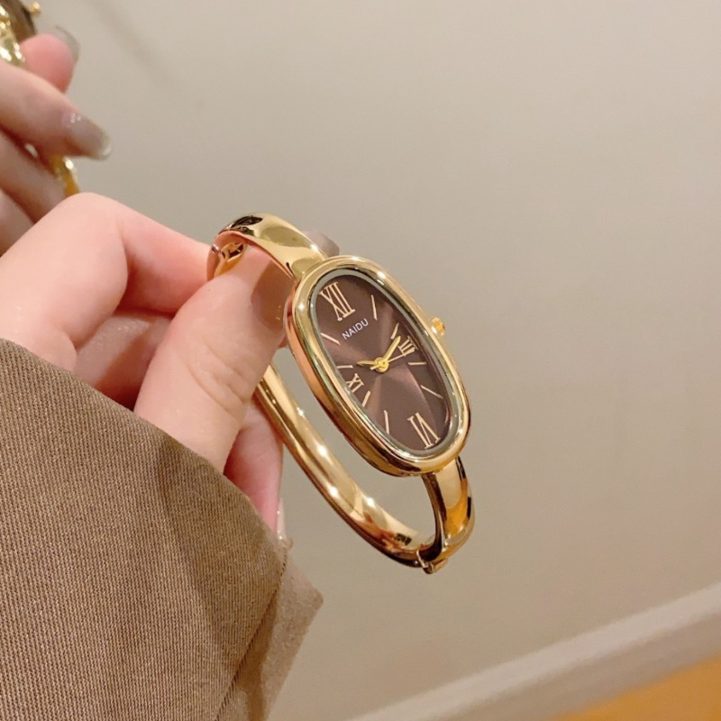 Top Brand Women Oval Roman Dia - Jewelry Watches Gold 评论和价格