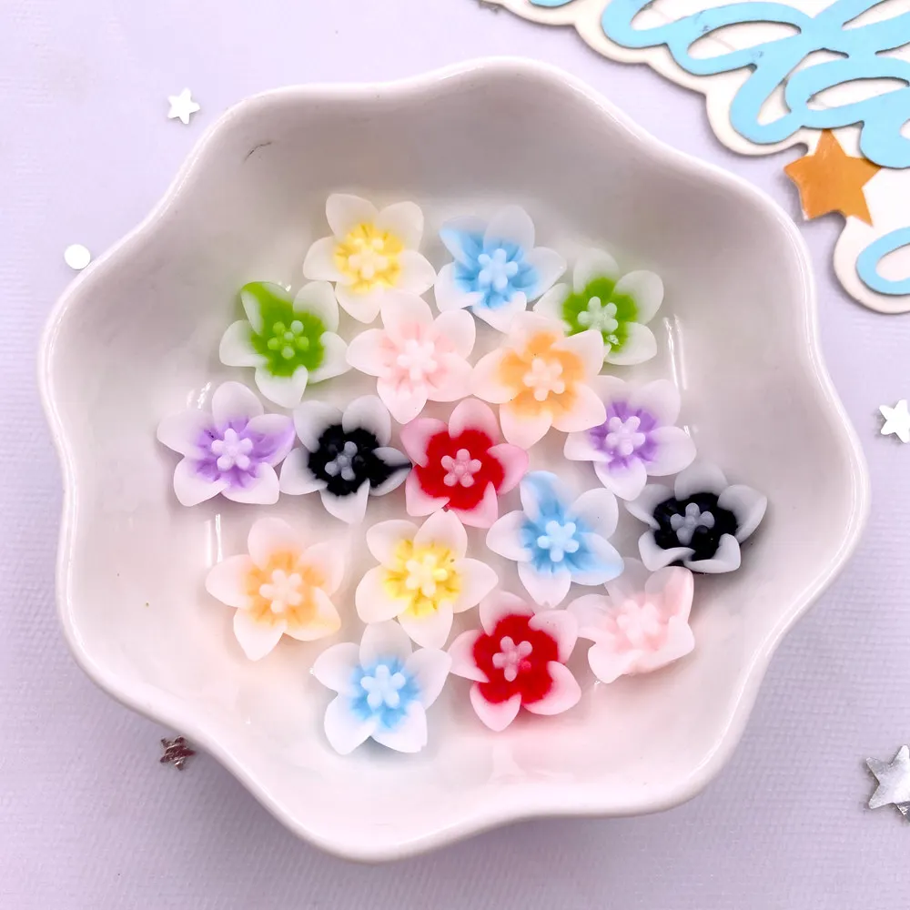 50pcs Resin 13mm Colorful 3D M - Paradise Jewelry & Watches Llc Miami 评论和价格