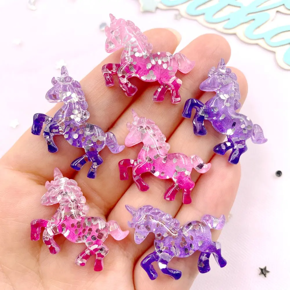 6PCS Colorful Resin Glitter 3D - Paradise Jewelry & Watches Llc Miami 评论和价格