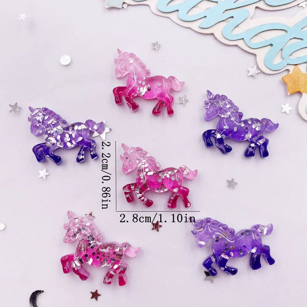 6PCS Colorful Resin Glitter 3D - Paradise Jewelry & Watches Llc Miami 评论和价格