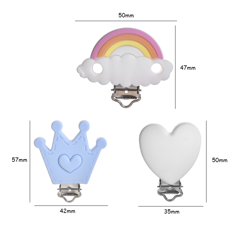 1Pc Baby Silicone Pacifer Clip - Pacific Jewelry & Watches Los Angeles 评论和价格