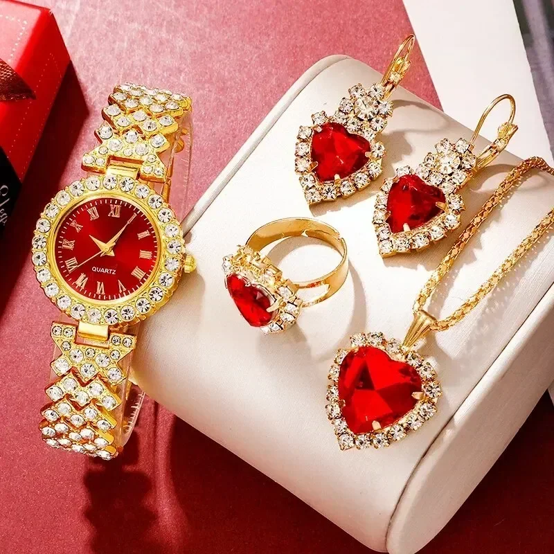 Golden Luxury Watch Women Ring - Jewelry Watches Gold 评论和价格