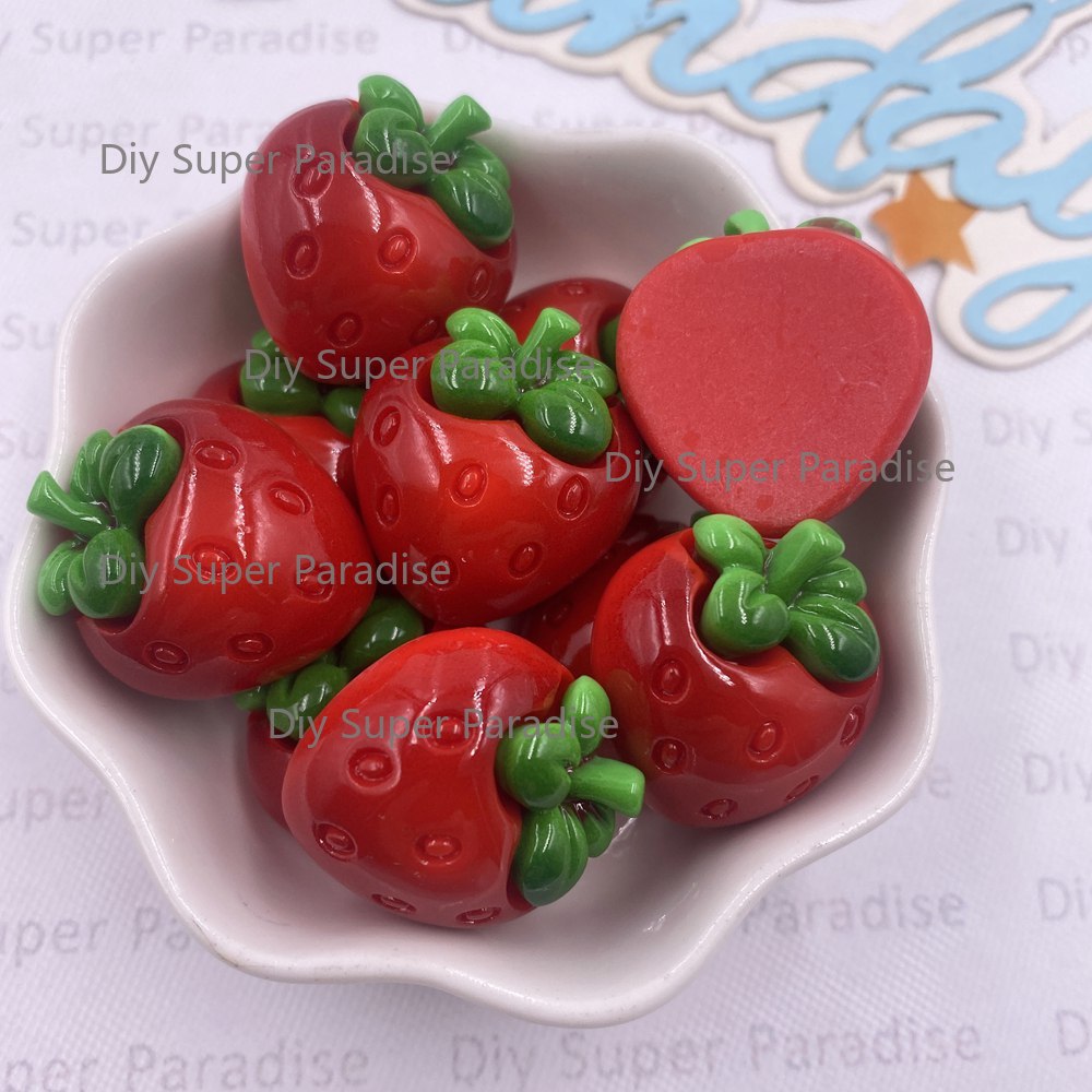 8PCS Resin Kawaii Colorful Red - Paradise Jewelry & Watches Llc Miami 评论和价格