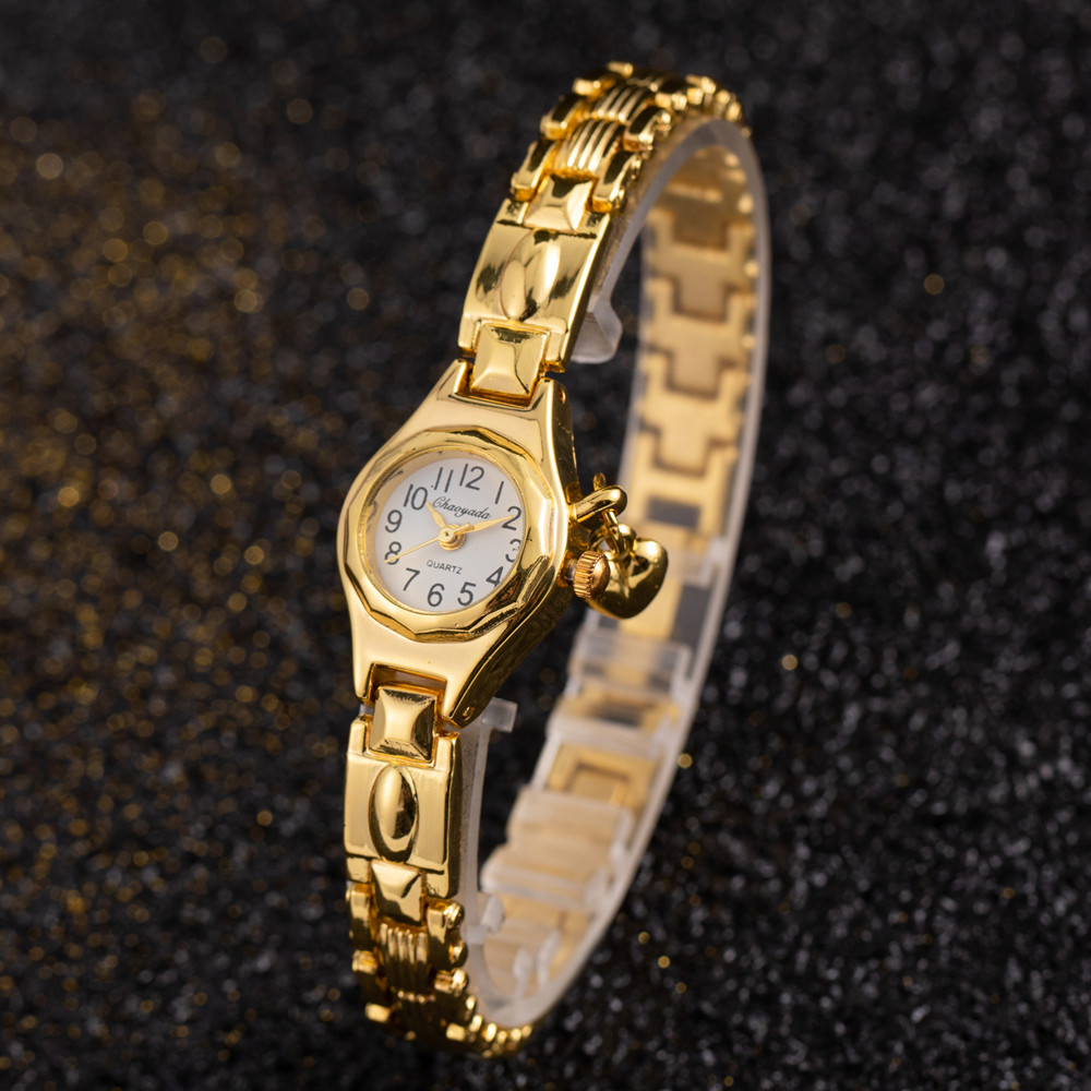 Women's Wristwatch Gold Bracel - Jewelry Watches Gold 评论和价格