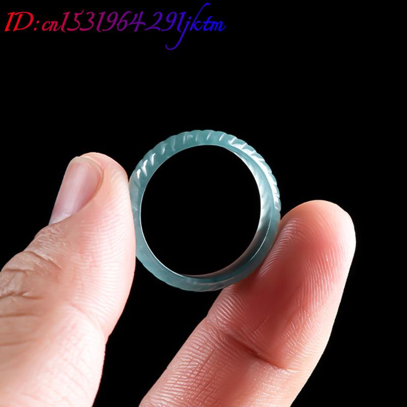 Blue Real Burmese Jadeite Ring - Jewelry & Watches Review 评论和价格