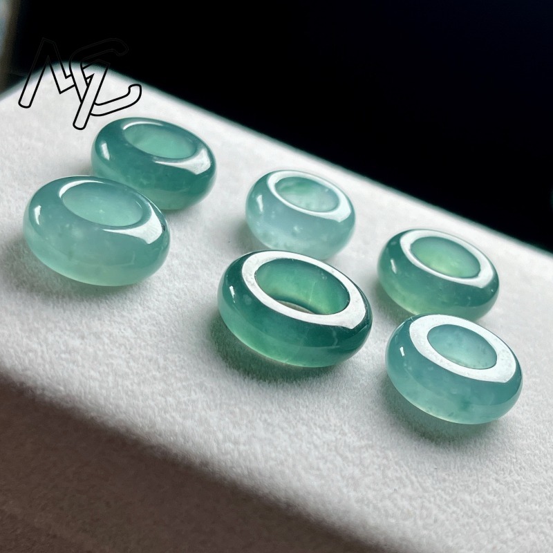 Natural Emerald Blue Water Luc - Jewelry & Watches Review 评论和价格