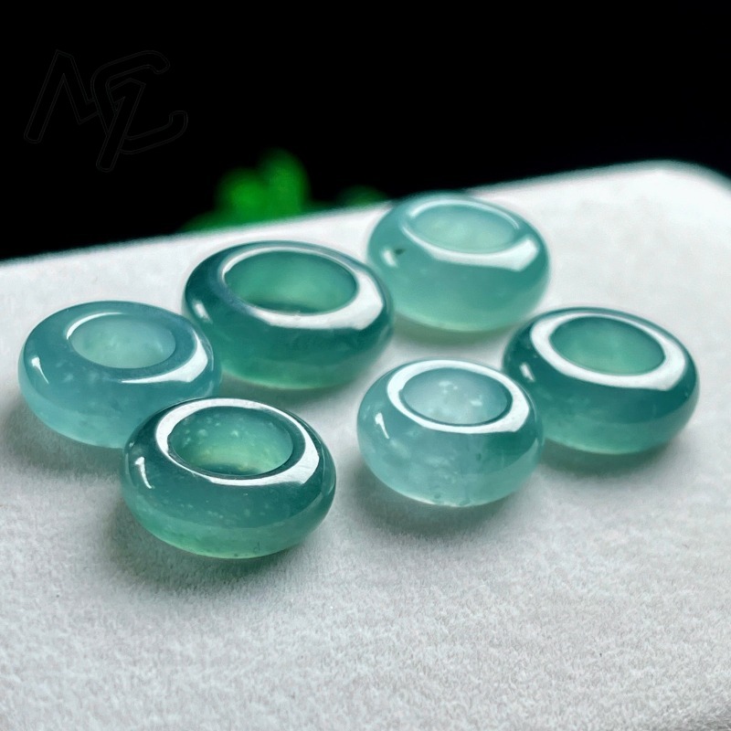 Natural Emerald Blue Water Luc - Jewelry & Watches Review 评论和价格