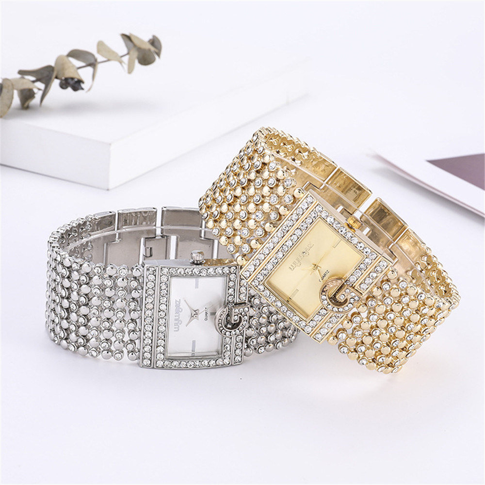 Simple Square Gold Watches Wom - Jewelry Watches Gold 评论和价格