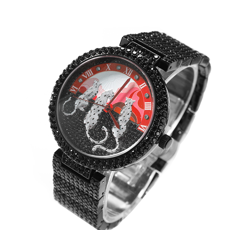 Men's Watches Sun and leopard  - Jewelry Watches Brands 评论和价格