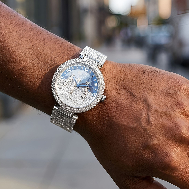 Men's Watches Sun and leopard  - Jewelry Watches Brands 评论和价格
