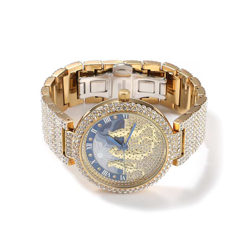 Men's Watches Sun and leopard  - Jewelry Watches Brands 评论和价格