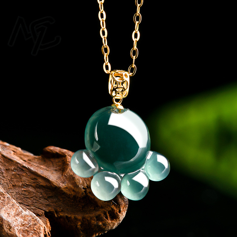 Natural Real Emerald Blue Wate - Jewelry & Watches Review 评论和价格