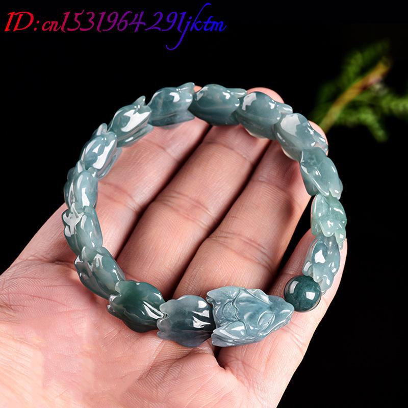 Blue Burmese Jadeite Dragon Br - Jewelry & Watches Review 评论和价格