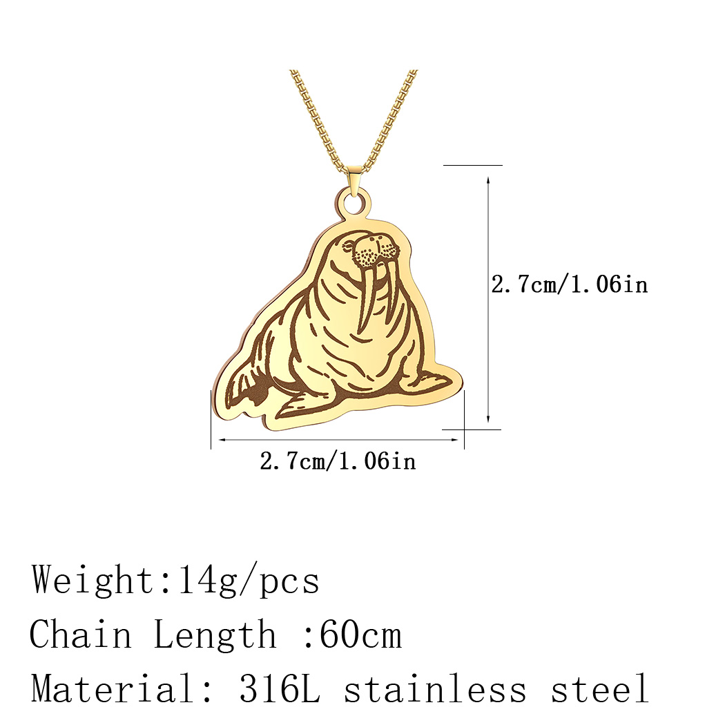 Kinitial Chubby Pacific Walrus - Pacific Jewelry & Watches Los Angeles 评论和价格