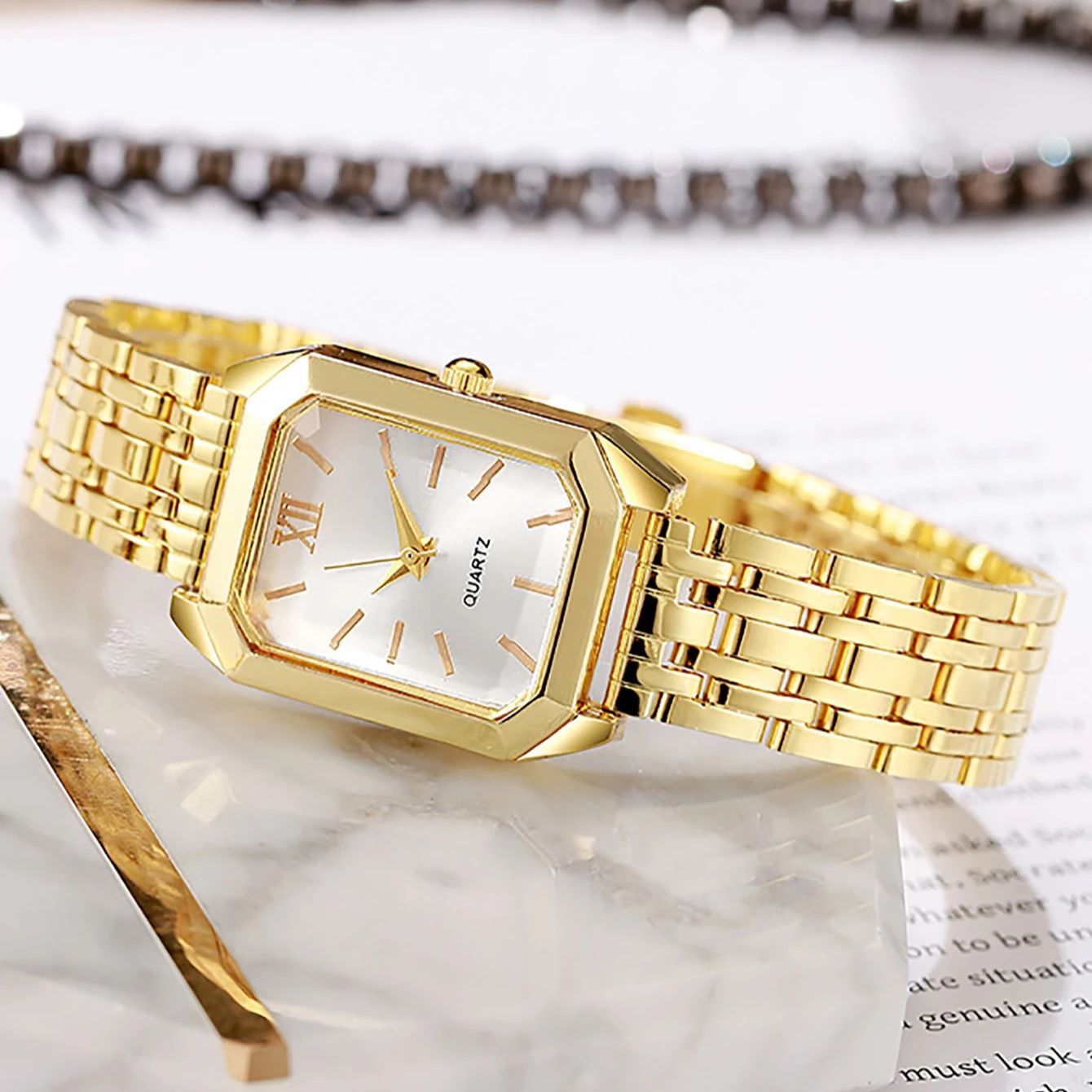 The lady's compact quartz watc - Does Jewelry Include Watches 评论和价格