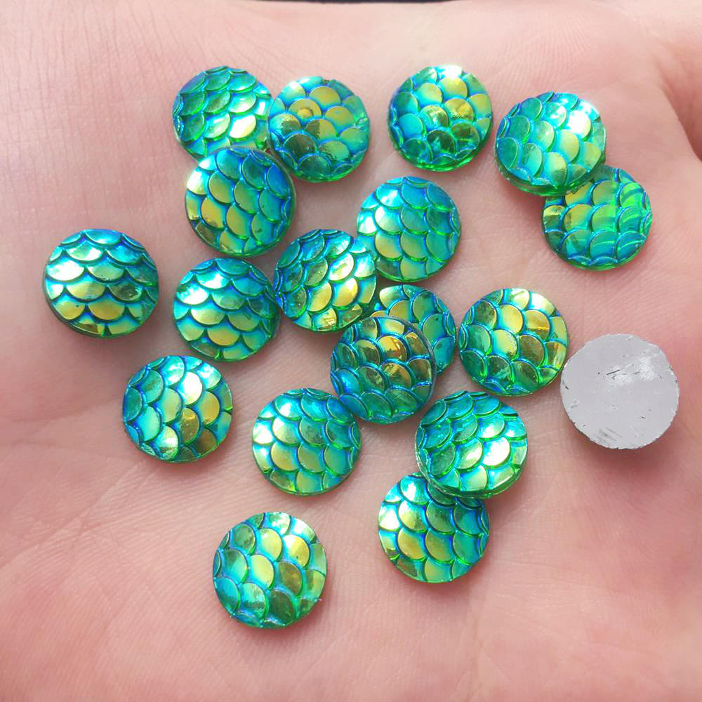 Shiny 100Pcs AB Resin 10mm Rou - Paradise Jewelry & Watches Llc Miami 评论和价格