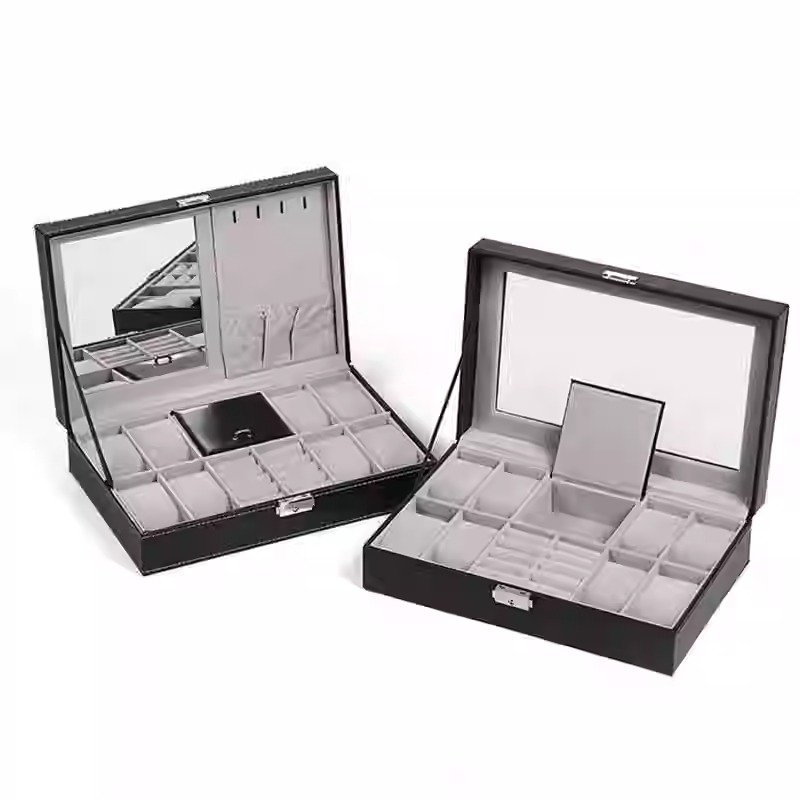 Leather Watch Box Multi-Functi - Jewelry Watches Brands 评论和价格