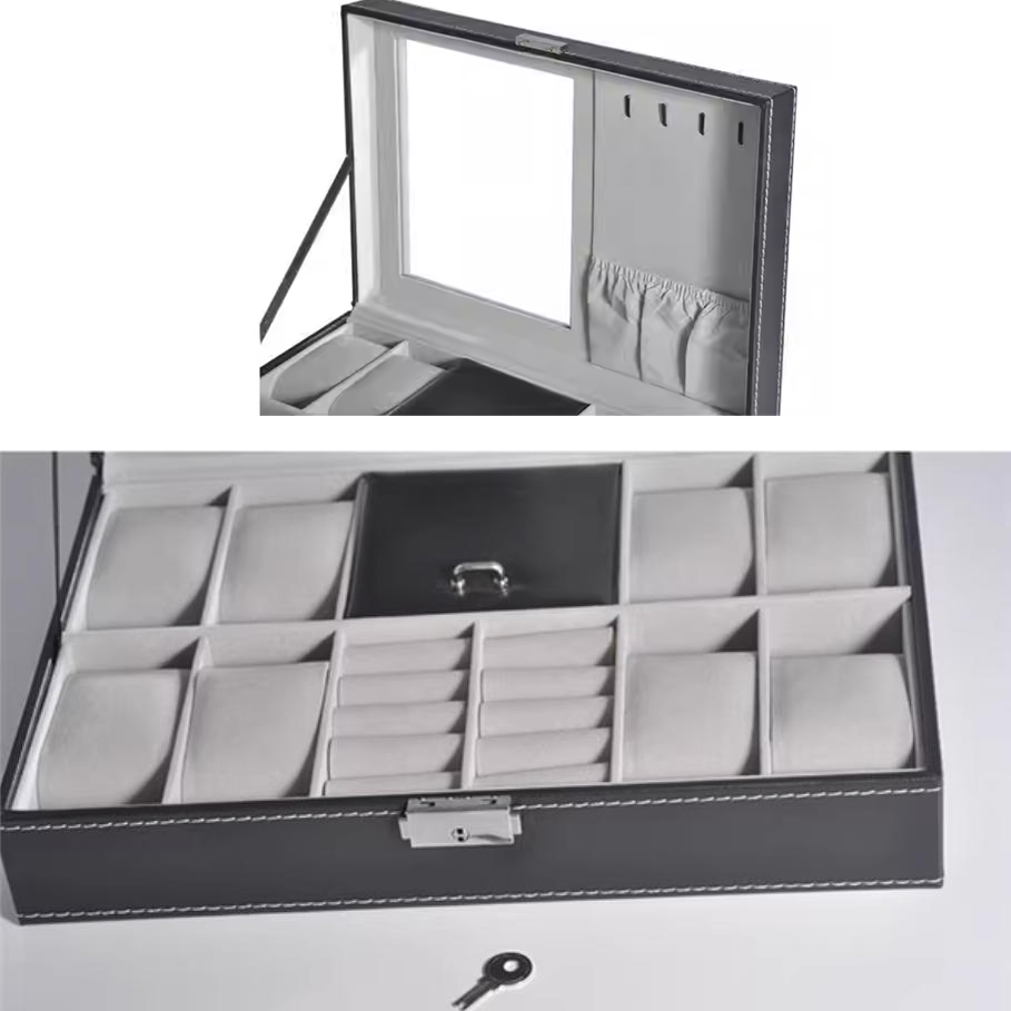 Leather Watch Box Multi-Functi - Jewelry Watches Brands 评论和价格