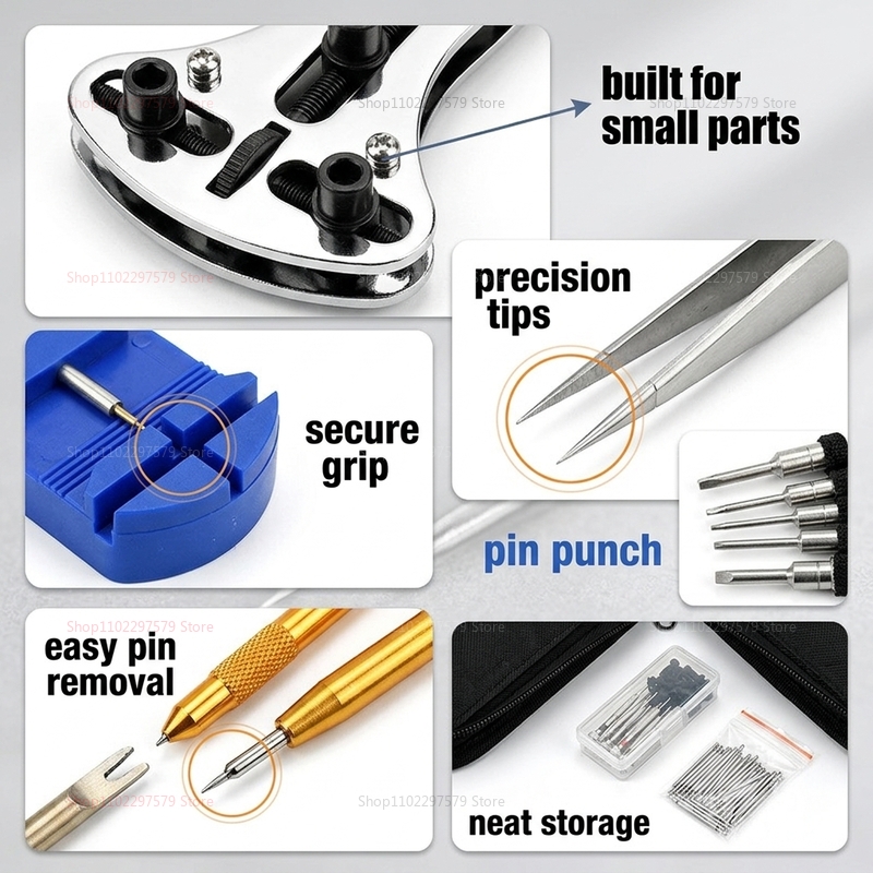 147pcs Watch Repair Tools Kit  - Jewelry Watches Brands 评论和价格